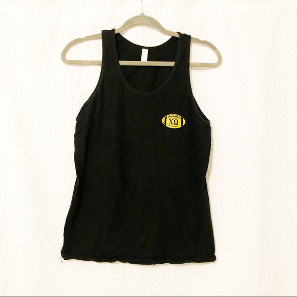 American Apparel Tops - Chi Omega American Apparel Tank Top Football
